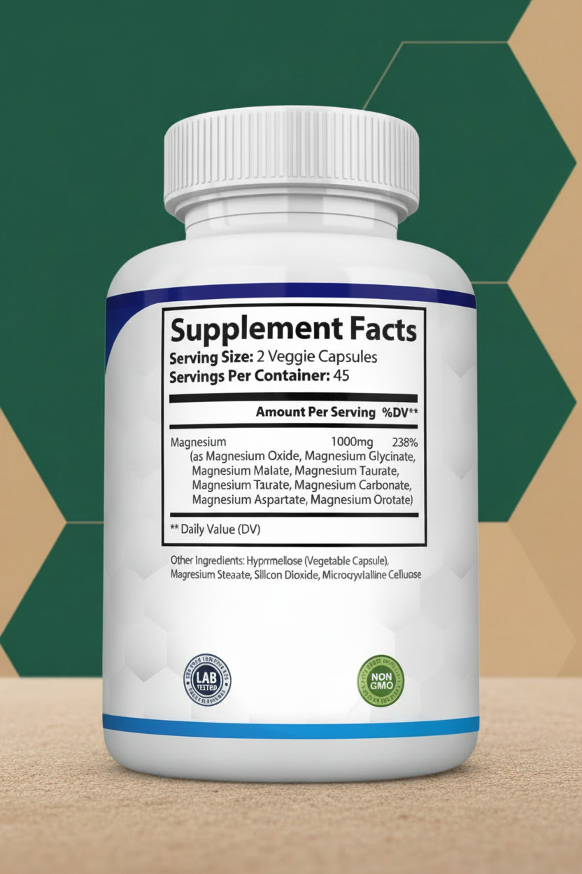 Magnesium Complex Bottle - No Address