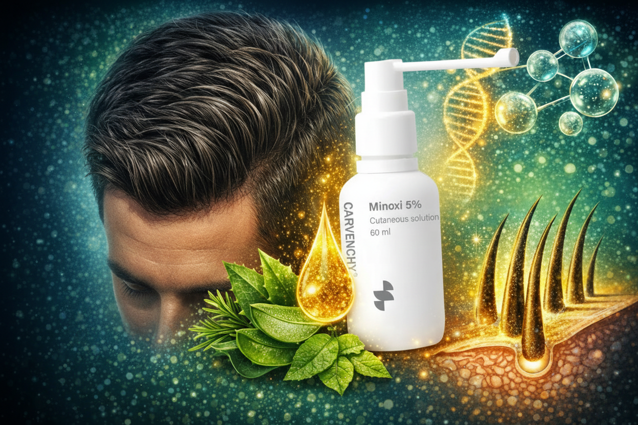Spectral Scene with Minoxi Bottle